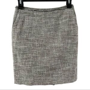 Ann Taylor O Petite Gray Skirt Women